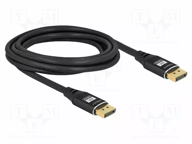 KAAPELI - DISPLAYPORT-PISTOKE,MOLEMMIN PUOLIN - DISPLAYPORT 1.4 - HDMI, DVI, DisplayPort johdot - DELOCK-80622 - 1