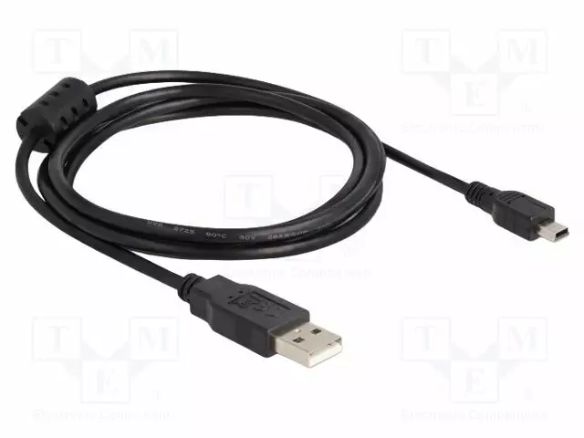 KAAPELI - USB 2.0 - USB A PISTOKE,USB B PIENOISPISTOKE - 1,5M - USB kaapelit ja adapterit - DELOCK-82252 - 1