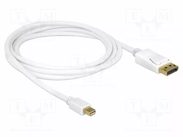 KAAPELI - DISPLAYPORT-PISTOKE,MINI DISPLAYPORT-PISTOKE - PIT: 2M - HDMI, DVI, DisplayPort johdot - DELOCK-83482 - 1
