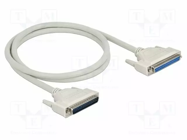 KAAPELI - D-SUB 37PIN PISTORASIA,D-SUB 37PIN PISTOKE - PIT: 1M - Tietokonekaapelit ja -adapterit - DELOCK-86882 - 1