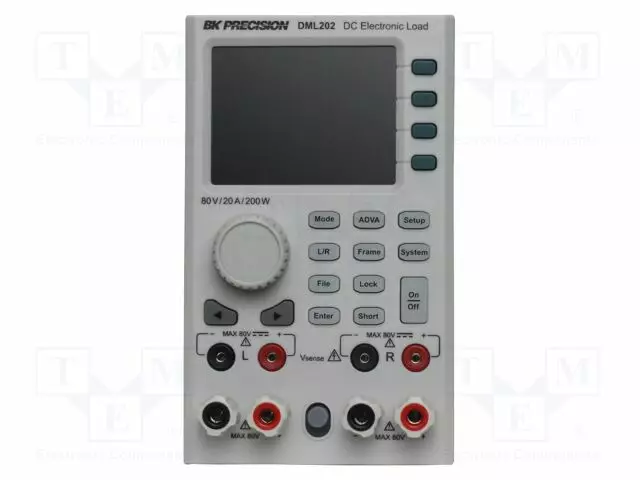 ELEKTRONISET KUORMAT - 0÷80V - 0÷20A - 200W - DML - 85X142X550MM - CH: 2 - Elektroniset kuormat - DML202 - 1