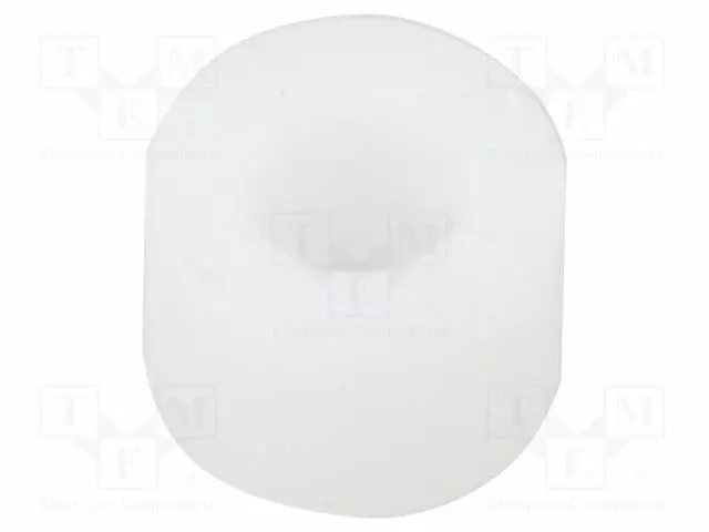 ALUSLEVY - PYÖREÄ - D=9,5MM - H=6,4MM - POLYAMIDI - LUONNOLLINEN - Aluslevyt ja prikat - ESS-10139622 - 1