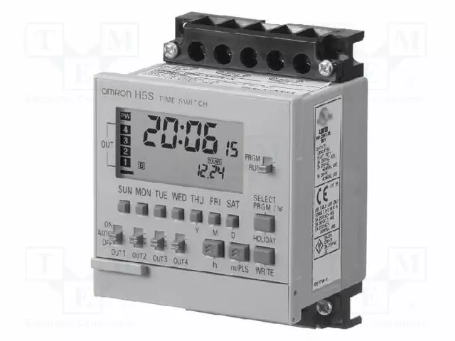 AUTOMATION MODULE: PROGRAMMABLE TIME SWITCH - 100÷240VAC - IP20 - Aikareleet ja ajastimet - H5S-WFB2 - 1