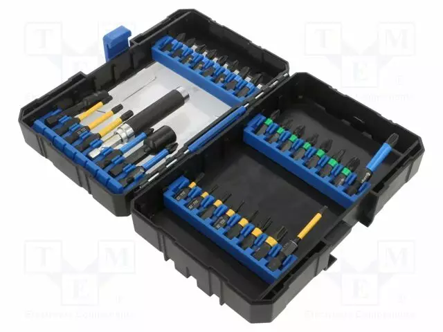 TYÖKALUSETTI: RUUVAUSKÄRJET - PHILLIPS,POZIDRIV®,TORX® - 1/4" - Ruuvauskärjet - HT1S802 - 1