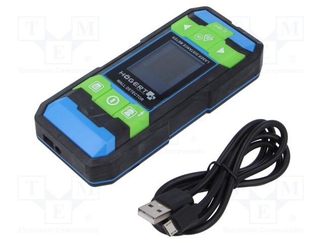 PUU- METALLI- JA KAAPELI-ILMAISIN - LCD 1,8" - Sähköverkostojen testerit ja mittarit - HT4M342 - 1