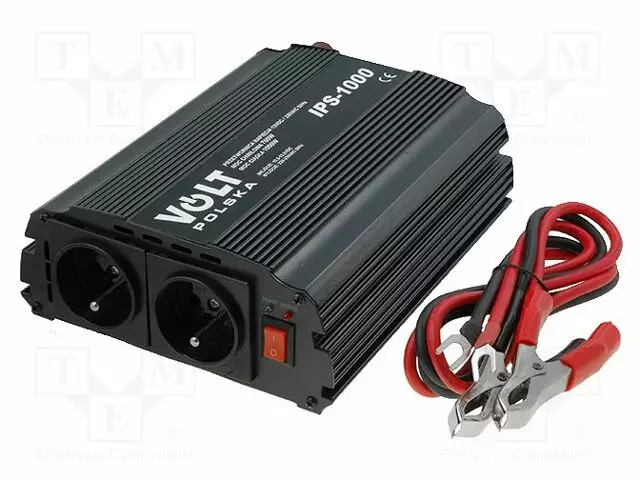 MUUNNIN: DC/AC - 700W - LÄHTÖJÄNNITE 230VAC - 10,5÷15,5VDC - PHUIPPU: 1000W - Invertterit ja jännitteenalentimet - IPS100012VX2 - 1