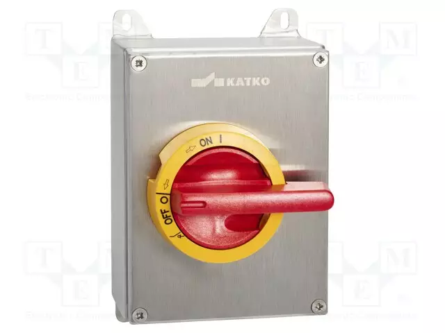 EROTINKATKAISIJA - NAVAT: 4 - RUUVATTU - 40A - IP69K - KER - VÄRI: HARMA - Erottimet - KER440YRIP69KRA2 - 1