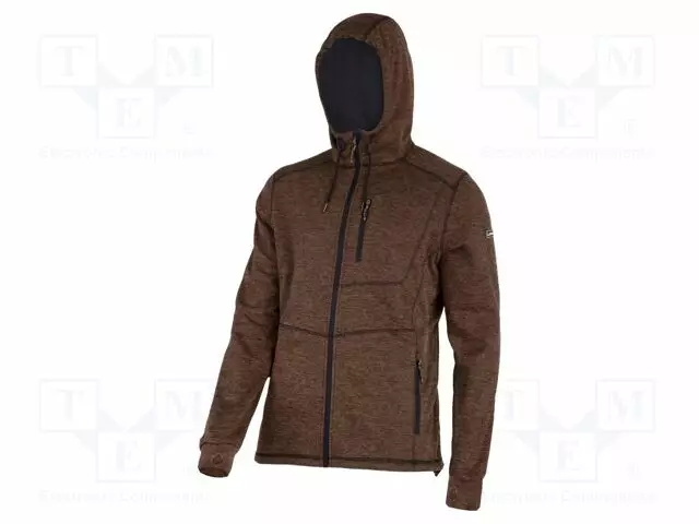 HOODIE - SIZE: M - BROWN - 210G/M2 - Työ- ja suojavaatteet - LAHTI-L4014202 - 1