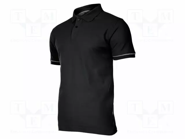 POLO SHIRT - SIZE: M - MUSTA - 220G/M2 - Työ- ja suojavaatteet - LAHTI-L4030302 - 1