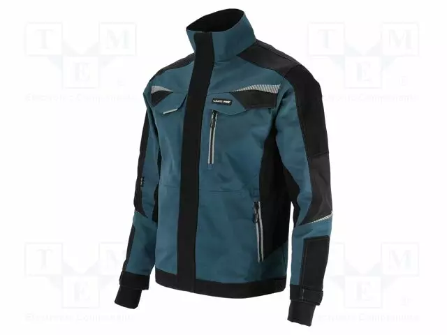 SWEATSHIRT - SIZE: M - TURQUOISE- MUSTA - MULTI USE,SLIM-FIT - Työ- ja suojavaatteet - LAHTI-L4042102 - 1