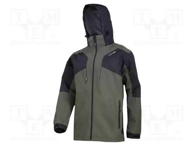 WORK JACKET - SIZE: M - VIHREÄ-MUSTA - 3IN1 - WITH DETACHABLE LINER - Työ- ja suojavaatteet - LAHTI-L4093902 - 1