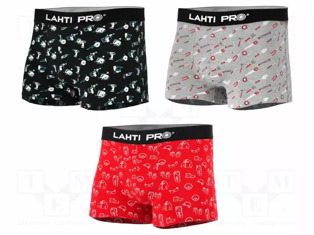 BOXER SHORTS - SIZE: M - MIX - 3PCS. - Työ- ja suojavaatteet - LAHTI-L4121302 - 1