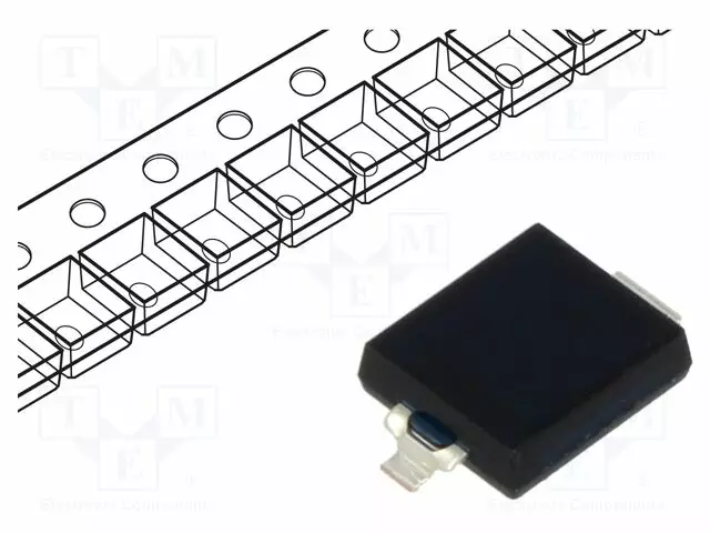 FOTODIODI IR PIN - SMD - 940NM - 730÷1100NM - 120° - 5NA - MUSTA - 150MW - Fotodiodit - LL-SE4540PDD-TR2 - 1