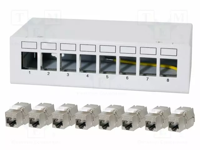 LIITIN: RJ45 - PATCH PANEL - RJ liittimet - LOG-NK4092 - 1