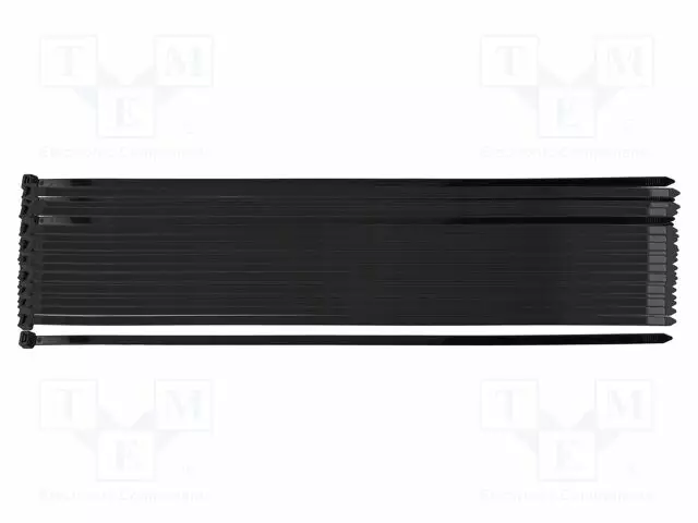 NIPPUSIDE - L: 450MM - W: 9MM - MUSTA - POLYAMIDI - 50KPL - EXTREME - Nippusiteet - NEO-01-642 - 1