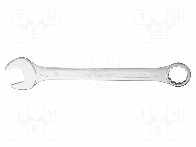 WRENCH: COMBINATION SPANNER - DOUBLE-SIDED - 22MM - L: 260MM - Vääntötyökalut ja kiintolenkit - NEO-09-722 - 1