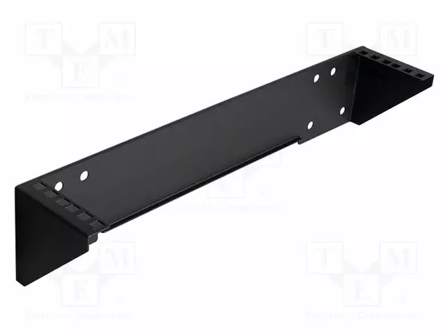 ASENNUSTELINE - MUSTA - KORKEUS: 2U - STANDARDI: 19" - Toimistotarvikkeet - PC-WB0012 - 1