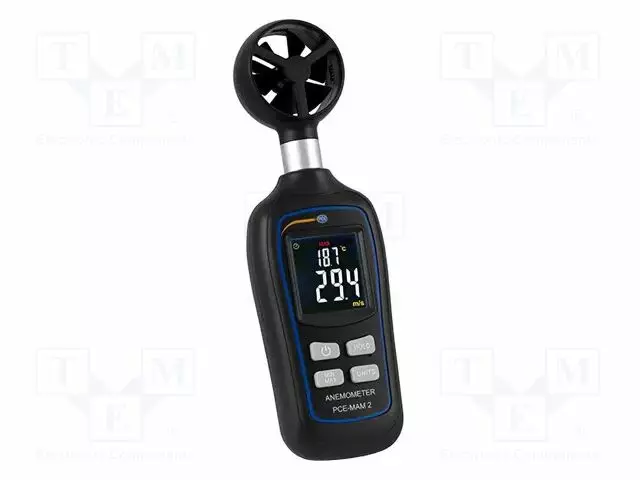 LÄMPÖANEMOMETRI - LCD 2" - NOPEUSMITTAUKSEN ALUE: 0,4÷30M/S - Anemometrit - PCE-MAM2 - 1