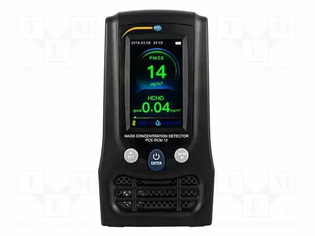 MITTARI: ILMANLAATU-ALUE: 0÷2000UM,0÷5MG/M3 - 0÷9999GPPM - Kaasumittarit ja -dataloggerit - PCE-RCM12 - 1
