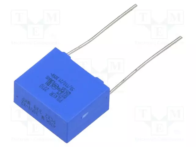 POLYPROPYLEENIKONDENSAATTORI - X2 - 1300PF - 305V - THT - ±20% - Muovikondensaattorit - PCX2339S60132 - 1