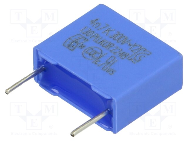 POLYPROPYLEENIKONDENSAATTORI - Y2 - 4,7NF - THT - ±10% - 10MM - 300V - Muovikondensaattorit - PCY2130D31472 - 1