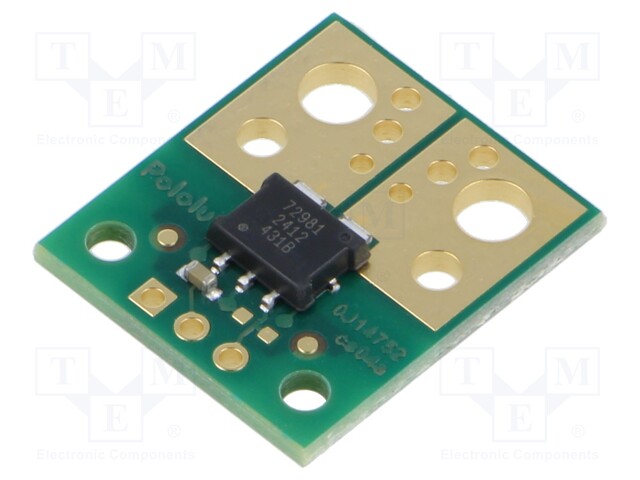 ANTURI: VIRTA - 3÷3,6VDC - IC: ACS72981LLRATR-050U3 - 20,3X17,8MM - Muut anturit - POLOLU-5252 - 1