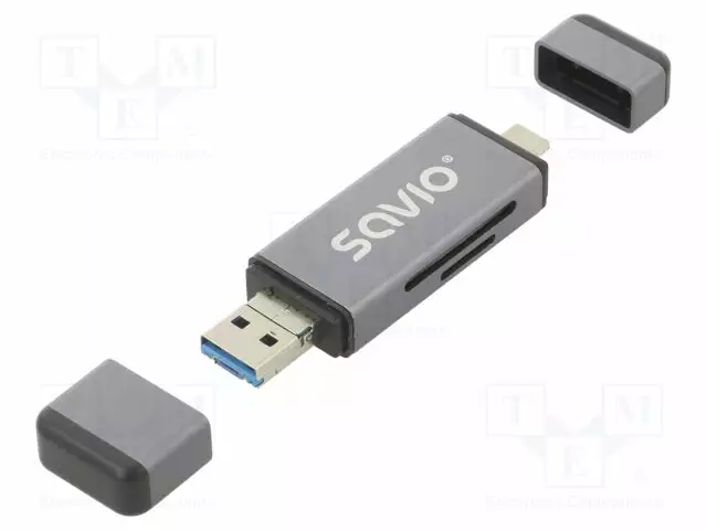 MUISTIKORTINLUKIJA: MUISTI-USB 2.0 - SD - PNP - 480MBPS - Tietokonetarvikkeet - muut - SAVAK-72 - 1