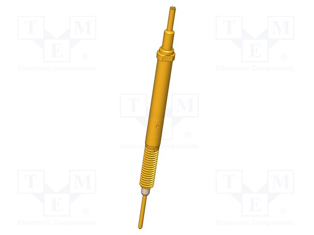 TESTAUSNEULA - 5,2MM - 3A - CUBE - KULLATTU - Ø: 1MM - HAMMASTETTU - 0,7N - Mittausneulat - SKS-465-0192 - 1