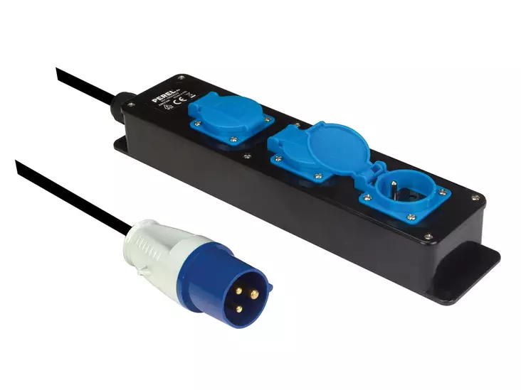 ADAPTER CEE PLUG TO 3-WAY SCHUKO SOCKET-OUTLET - Veneliittimet - EB3CEEA2 - 1