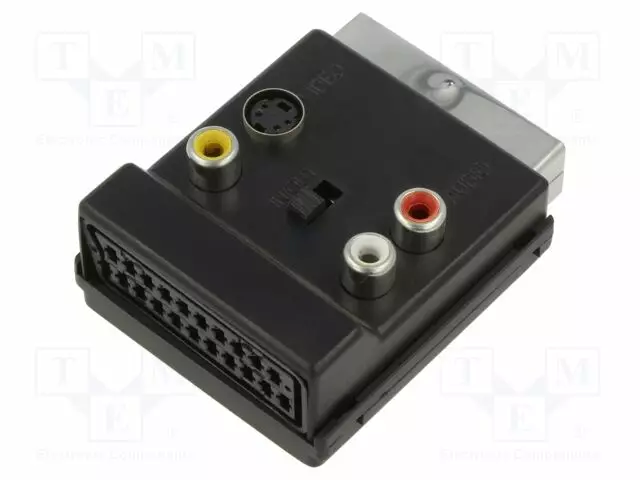 ADAPTERI - LIITTIMEN VÄRI: MUSTA - Muut audio-videokaapelit - GOOBAY-50312 - 1