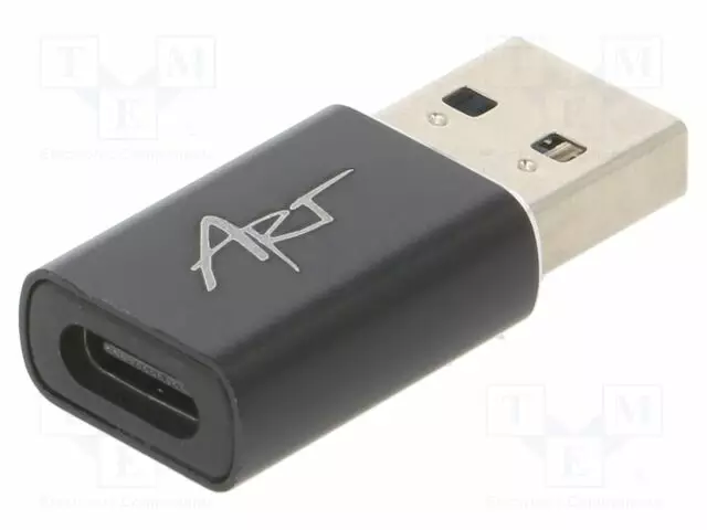 ADAPTERI - OTG,USB 3.0 - USB A PISTOKE,USB C RASIA - ALUMIINI - 3A - USB kaapelit ja adapterit - ART-OEM-C12 - 1