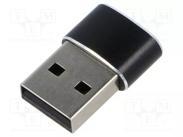 ADAPTERI - USB 2.0 - USB A PISTOKE,USB C RASIA - CABLEXPERT - USB kaapelit ja adapterit - A-USB2-AMCF-02 - 1