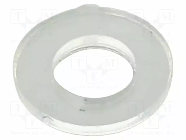 ALUSLEVY - PYÖREÄ - H=0,5MM - D=6MM - POLYAMIDI - LUONNOLLINEN - Aluslevyt ja prikat - ESS-10179772 - 1