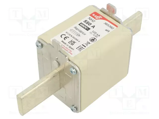 550A - 690VAC - 550VDC - AR - KERAAMINEN - NH2 - Sulakkeet NH - 365392 - 1