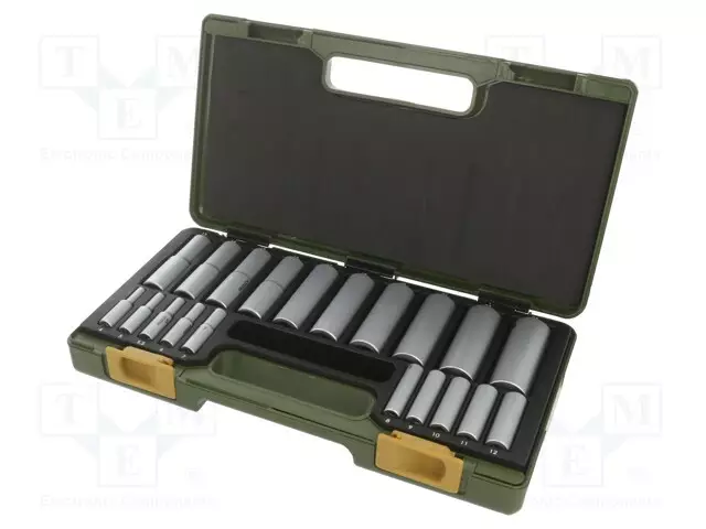 AVAINSARJA - KÄRKIPÄÄT - 1/2",1/4" - OMINAISUUDET: PITKÄT HYLSYT - Hylsyavainsarjat - PRN23292 - 1