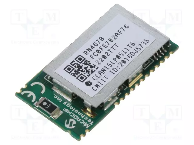 BLUETOOTH MODUULI CLASSIC / LOW ENERGY - GPIO,SPI,UART - SMD - IoT (WiFi/Bluetooth) moduulit - RN4678APL-VRM122 - 1
