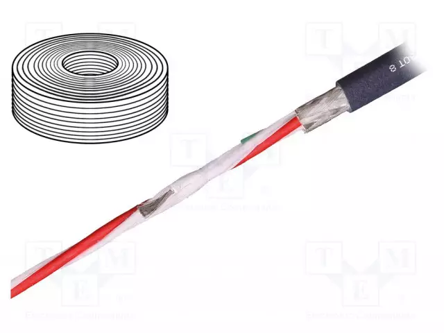 DATAKAAPELI - CHAINFLEX® CFROBOT8 - 4X2X0,15MM2 - LANKA - CU - Suojaamattomat ohjaimien kaapelit - CFROBOT8.052 - 1
