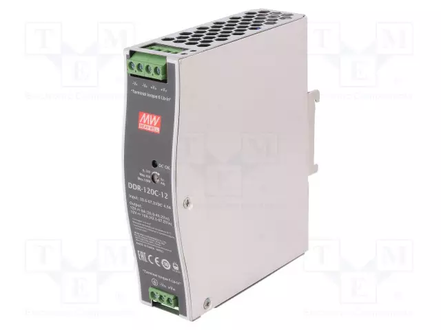DC/DC MUUNNIN - 120W - TULOJÄNNITE 33,6÷67,2VDC - LÄHTÖJÄNNITE 12VDC - ILÄH: 10A - DC/DC muuntimet - DDR-120C-12 - 1