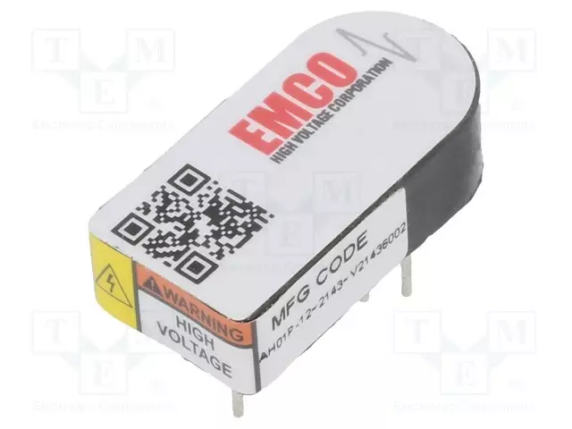 DC/DC MUUNNIN - 1,5W - TULOJÄNNITE 12VDC - LÄHTÖJÄNNITE 0÷100VDC - ILÄH: 15MA - THT - DC/DC muuntimet - AH01P-12 - 1