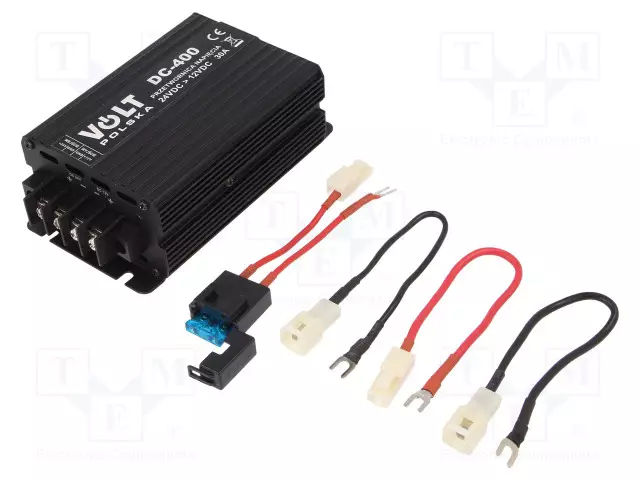 DC/DC MUUNNIN - ULÄH MAX: 13,8VDC - UVIRT: 21÷30VDC - 30A - 0÷40°C - Invertterit ja jännitteenalentimet - DC400-2412 - 1
