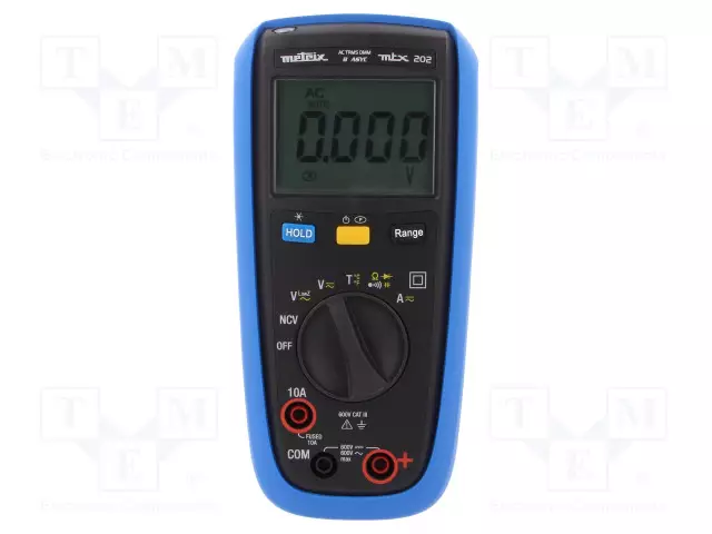 YLEISMITTARI - LCD - (4000) - VDC: 4V,40V,400V,600V - IP54 - Digitaaliyleismittarit - MTX202 - 1