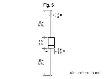 DIODI 1N5822 3A/40V - Diodit - 1N5822 - 1