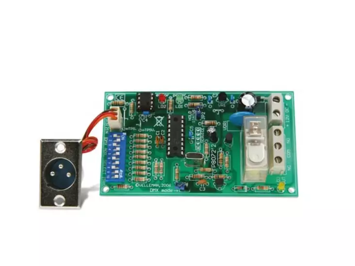 DMX-CONTROLLED RELAY SWITCH - Whadda valo-ohjaimet - WSL8072 - 1