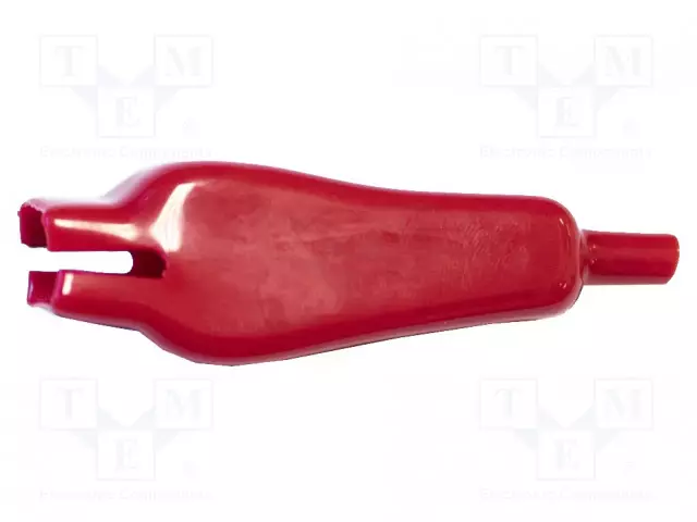 ERISTIN - 3KV - PUNAINEN - PVC - 79MM - Krokotiili klipsit - BU-28-2 - 1