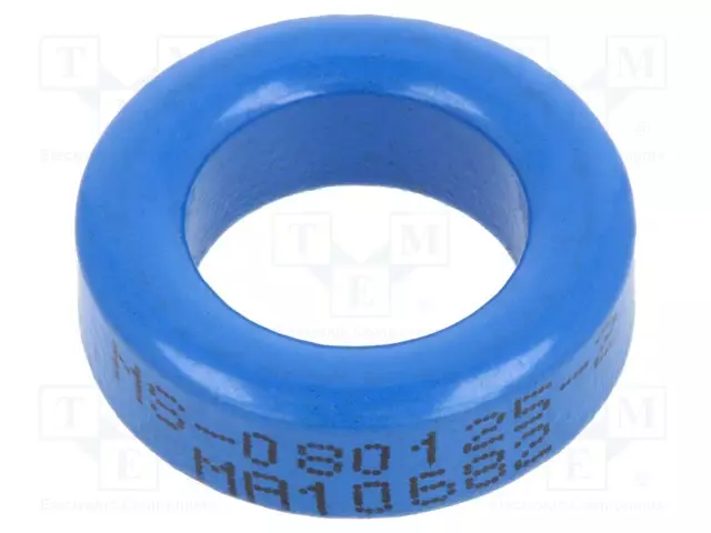 FERRIITTIRENGAS - PIT: 6,35MM - SISÄØ: 12,7MM - ULKOØ: 20,32MM - Ferriittirenkaat - MS-080026-2 - 1