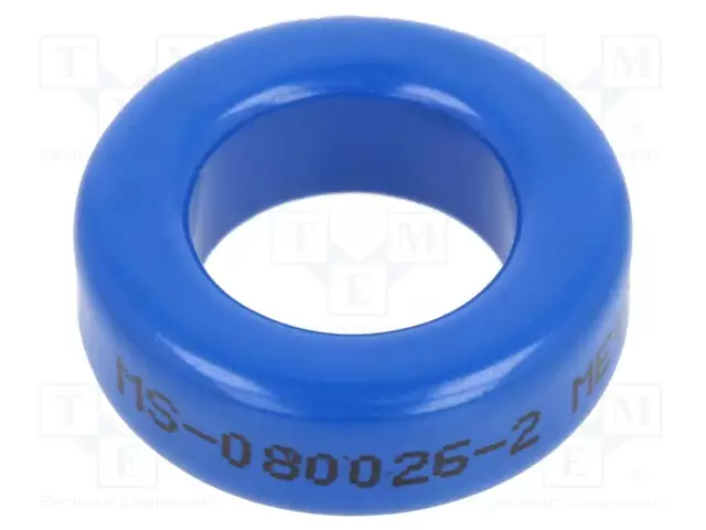 FERRIITTIRENGAS - PIT: 6,35MM - SISÄØ: 12,7MM - ULKOØ: 20,32MM - Ferriittirenkaat - MS-080125-2 - 1