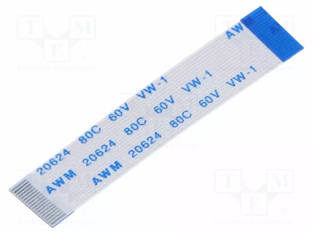 FFC-NAUHA - L: 50MM - 5KPL - JOHTIMET: 18 - PINNOITUS: TINATTU - 60V - 1A - Robottialustojen lisätarvikkeet - DF-FIT0682 - 1