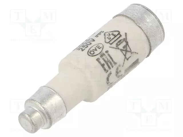 4A - 400VAC - 250VDC - GG - KERAAMINEN - D01 - D0 - Sulakkeet D - 002211002 - 1