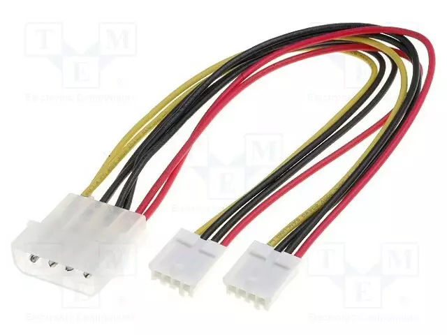 HAAROITIN - MINI MOLEX NAARAS X2,MOLEX-UROS-0,2M - Tietokonekaapelit ja -adapterit - CAB-DC2 - 1