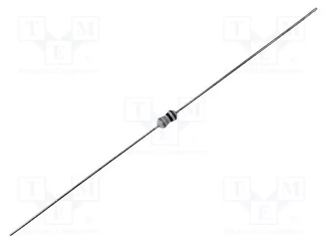 HIILIKALVOVASTUS - 1,2KOHM - 0,25W - ±5% - 200V - Ø0,45X28MM - Ø1,85X3,5MM - Vastukset - läpijuotettavat - THT - 14WS1K2 - 1
